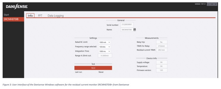 使用达尼森剩余电流监控器 SRCMH070IB+ 对生产设备进行剩余电流监控